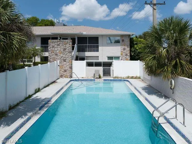 View of pool