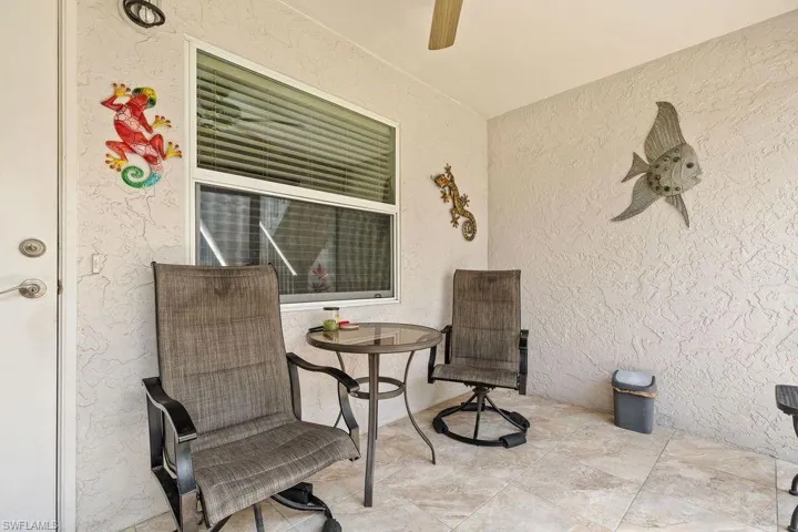 View of patio