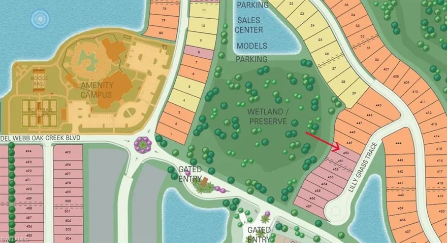 Map - Lot 450