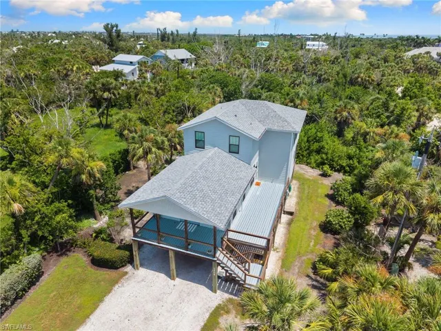 View from above of property