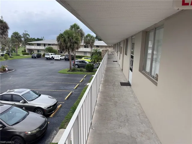 View of uncovered parking lot