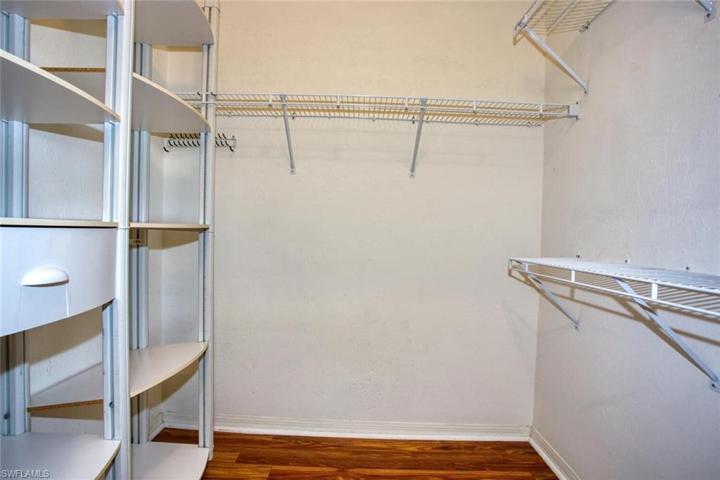 Primary closet