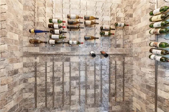 Stone wine room