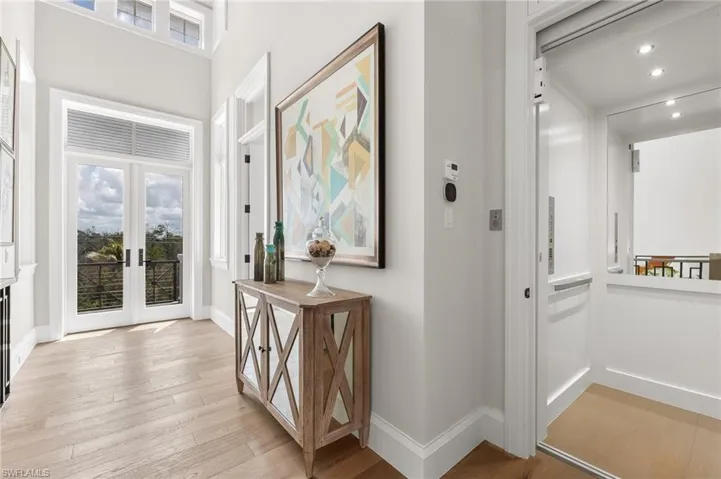 Private elevator to both levels