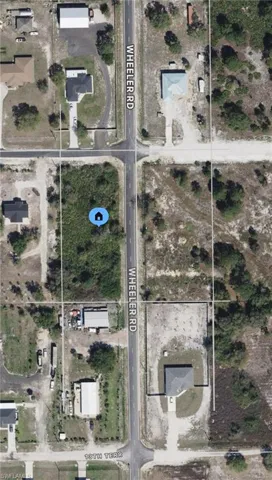 Map / location with property parcel outlined