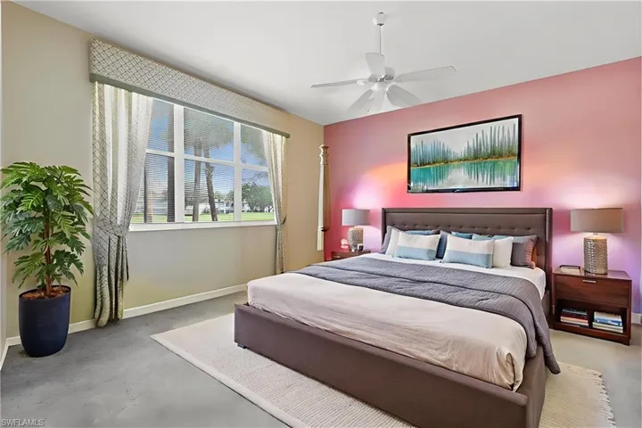 Virtually Staged primary bedroom