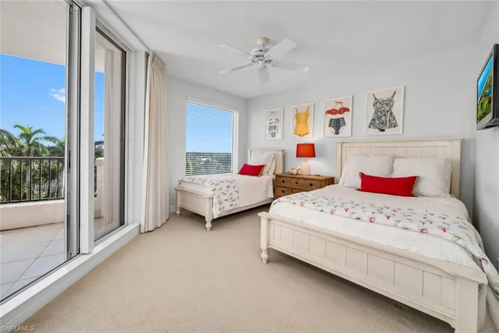 Guest Bedroom 1 with Queen & Full Bed