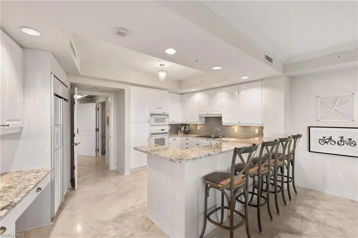 Open Concept Kitchen with Breakfast Bar
