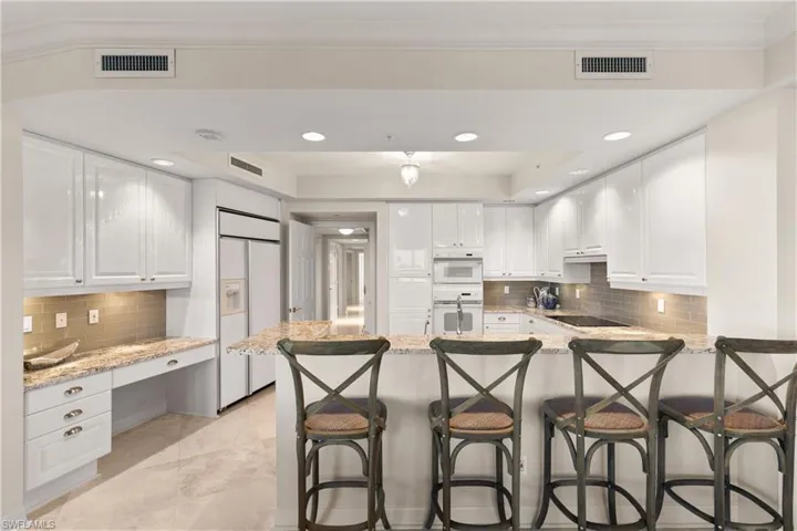 Open Concept Kitchen with Work Area