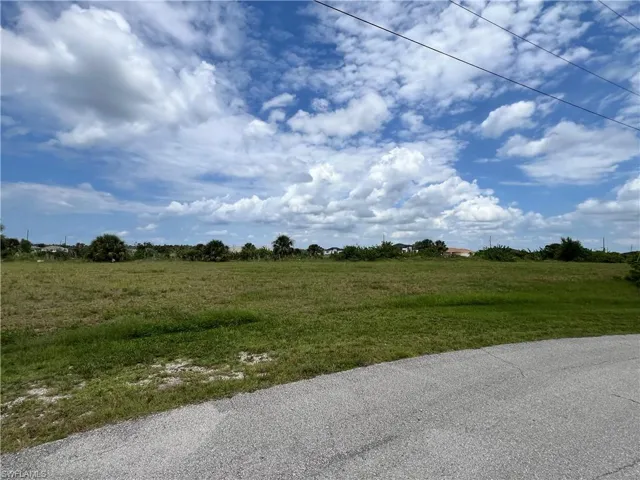 View of lot from left boundary line