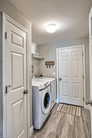 Laundry room off the garage