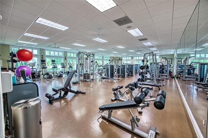 State of the art Fitness room in the Community building