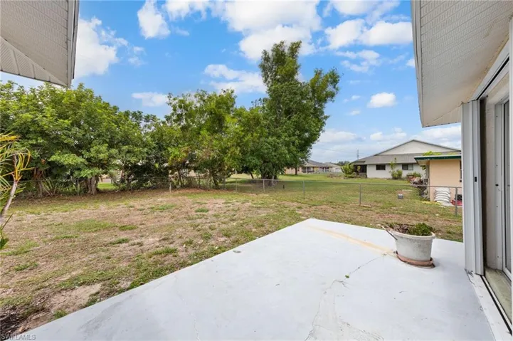 View of yard featuring a patio