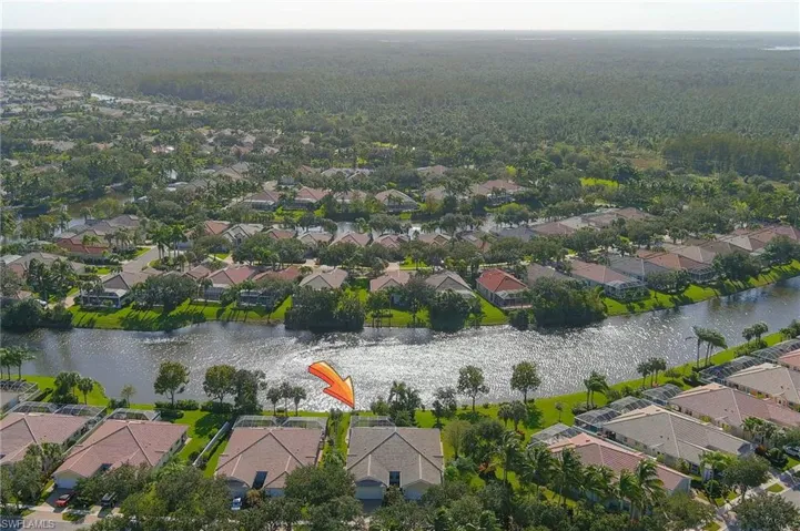 15339 Upwind Dr Bonita Springs FL 34135 - Aerial view looking southeast