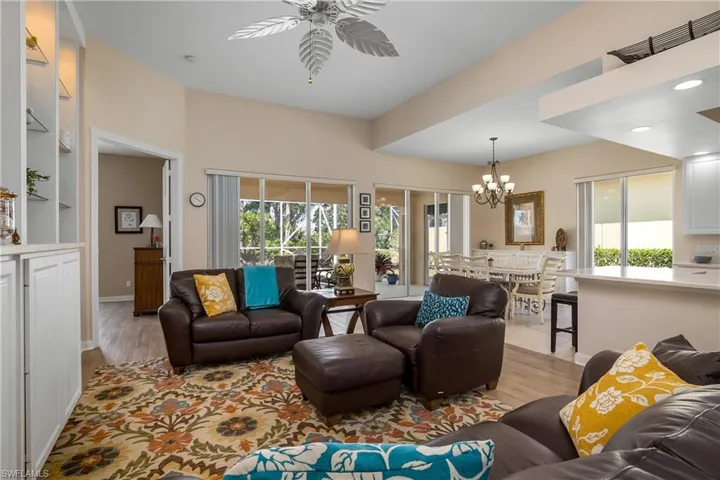 Living area featuring a wealth of natural light