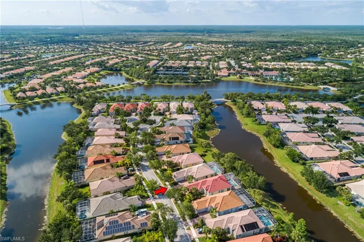 Aerial water view