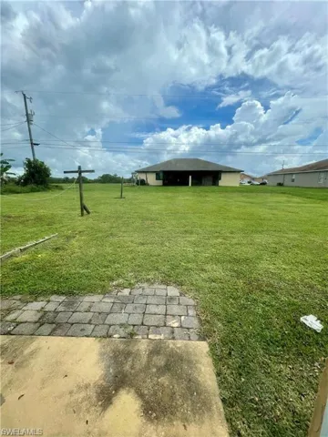 View of green lawn