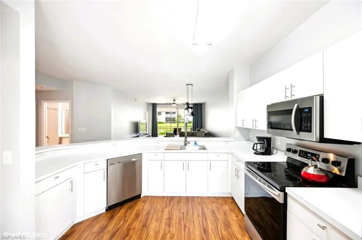 Kitchen Overlooking Dining Area and Great Room