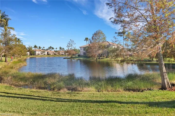 View of the lake.