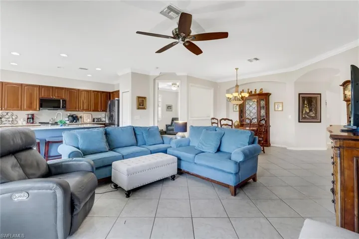 Living and dining area.