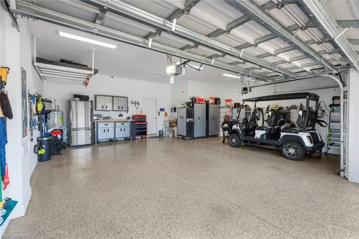Extended 3 car garage