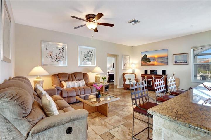 Kitchen open to Family Room and Media Center