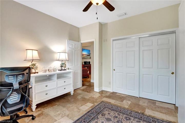 Bedroom 3 offers luxurious Murphy Bed and desk so full time office and craft room, part time guest room!