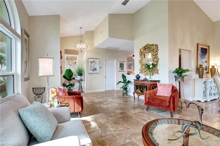Foyer flows into Living room, and Kitchen / Family room area. Luxurious open floor plan.