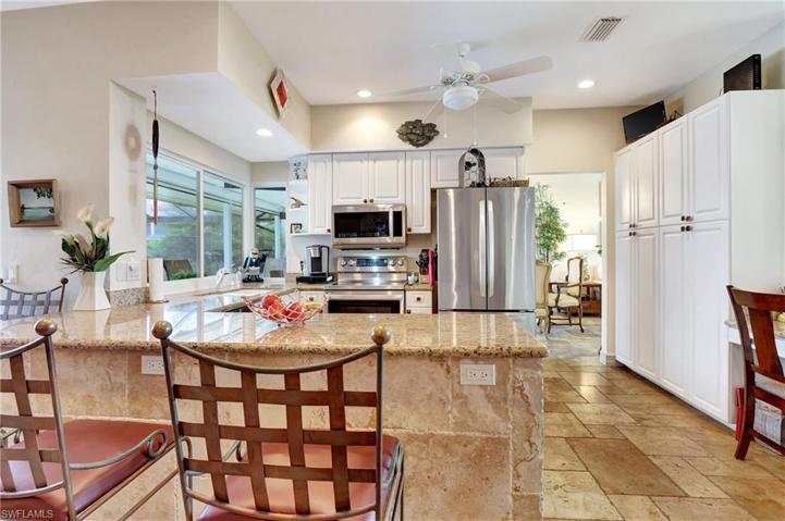New SS Appliances, Granite counters, ample cabinets and even a fan!