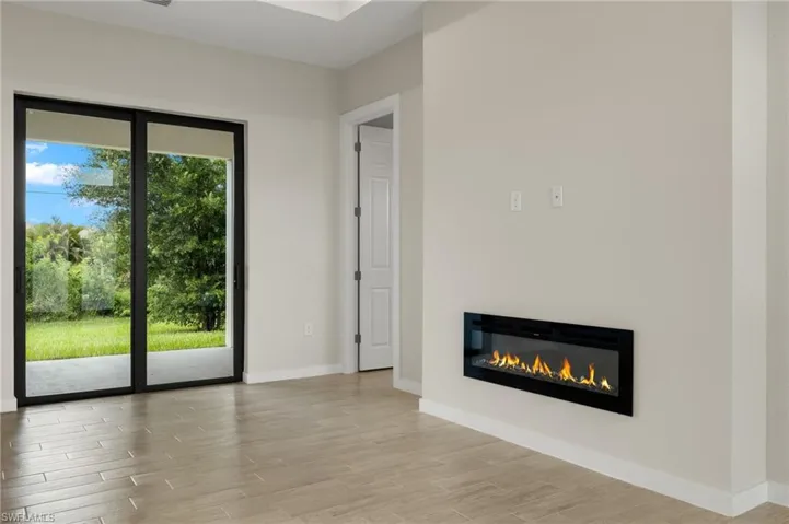 Flooring upgraded to premium, color-matched Luxury Vinyl Plank [LVP].