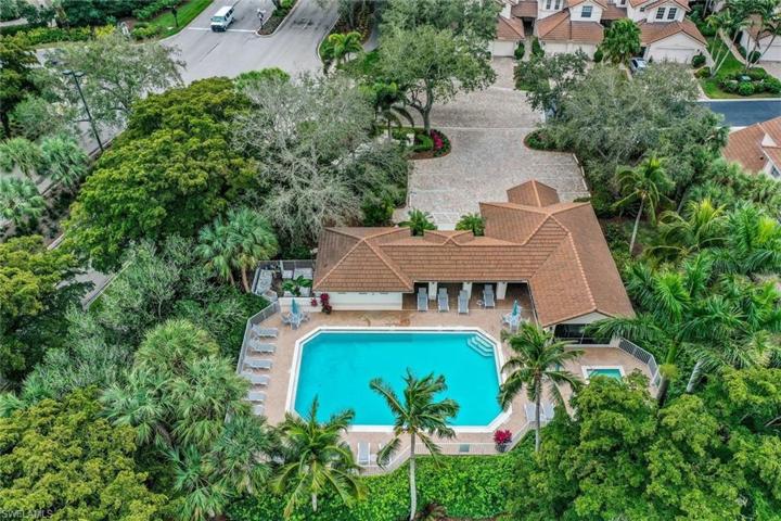Aerial view of Bay Pointe private pool/fitness and clubhouse