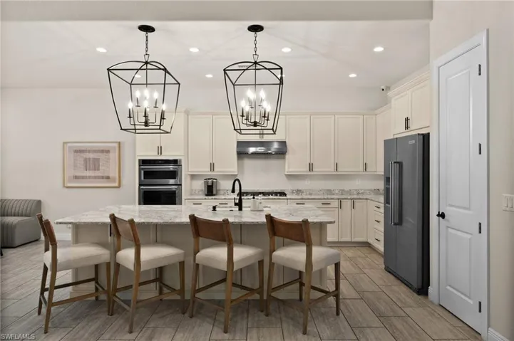 Upgraded appliances & custom cabinetry