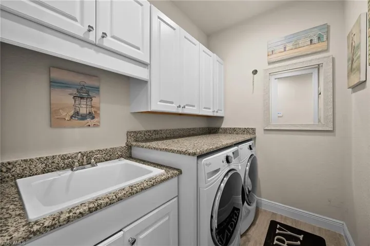 Well equipped laundry