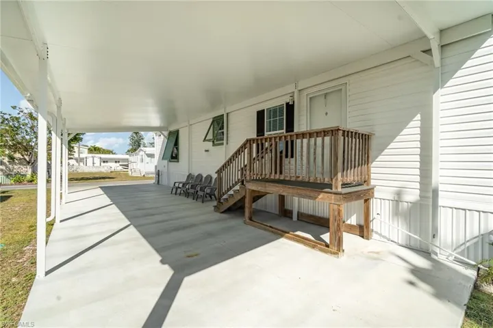 View of patio