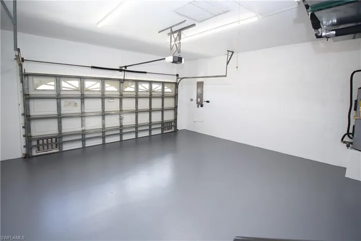 High ceiling garage