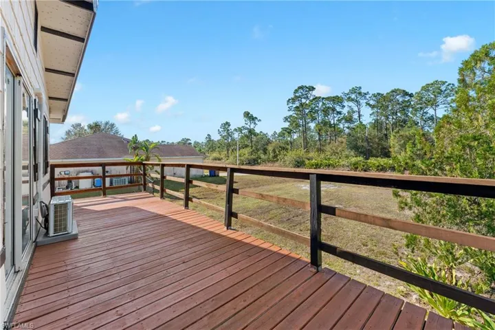 View of deck