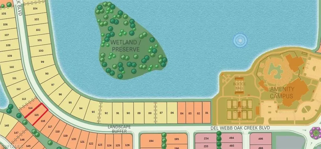 Map location - Lot 115
