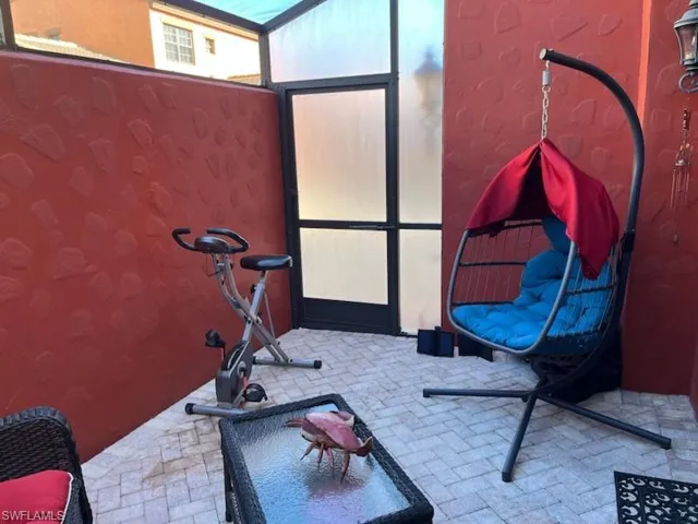 View of patio