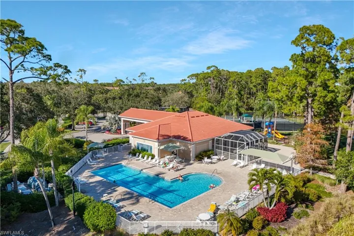 Clubhouse with resort style pool, hot tub and fitness center