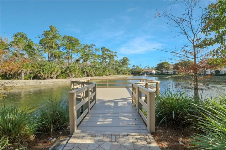 Fishing pier at main club house. All lakes in Carlton Lakes are stocked for catch and release fishing.