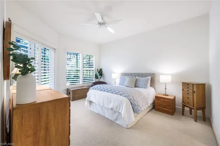 Spacious master suite