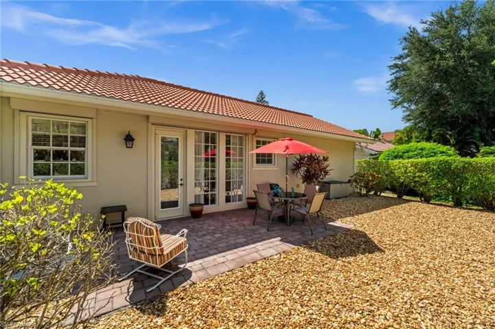 Rear Private patio