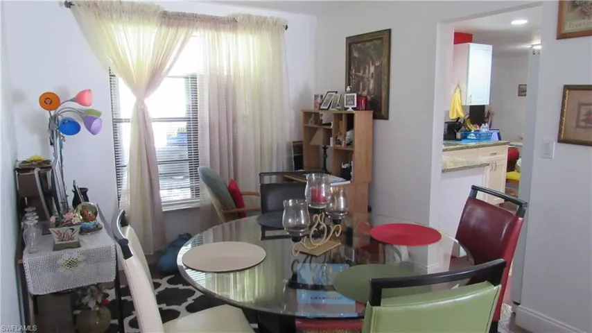 Dining room with healthy amount of natural light