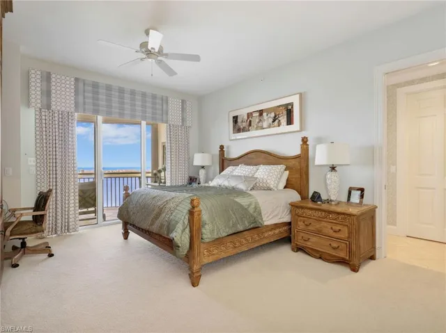 Primary Suite with Custom Built-Ins and Gulf Views
