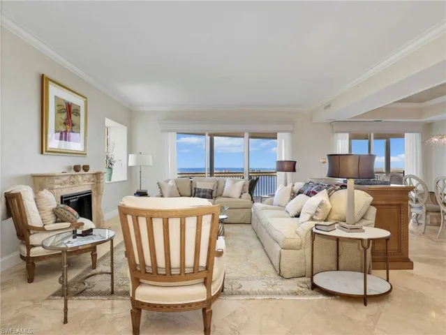 Breathtaking views from the formal living room and dining room