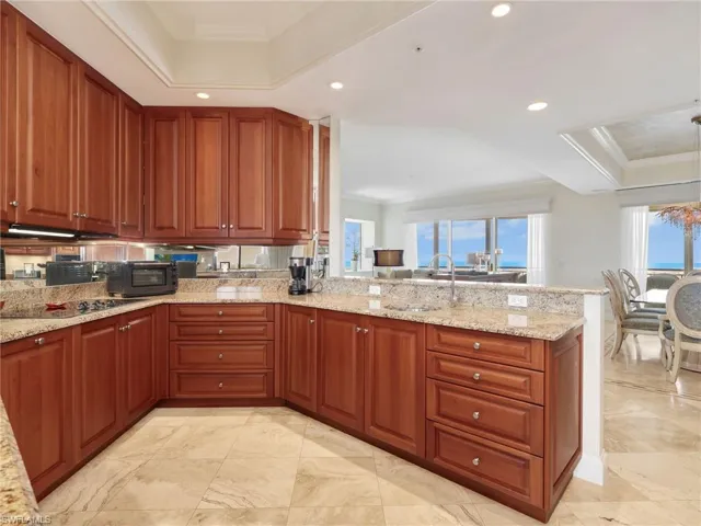 Open Kitchen Overlooking the Gulf