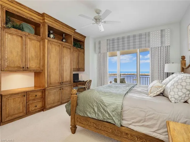 Primary Suite with Custom Built-Ins and Gulf Views