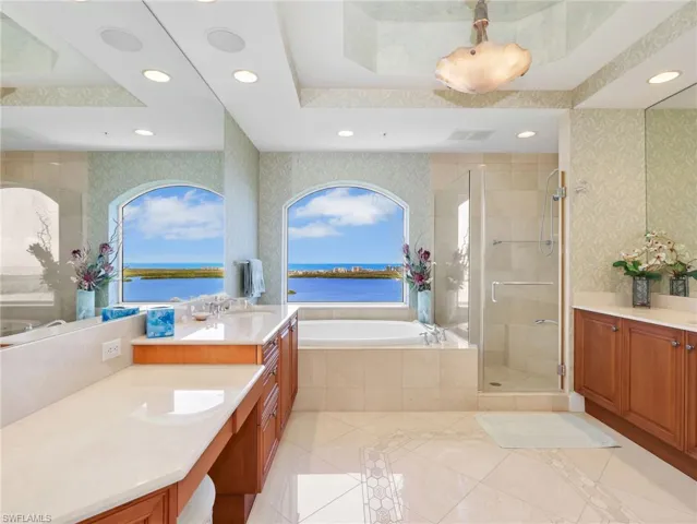 Primary Bath with Gulf Views