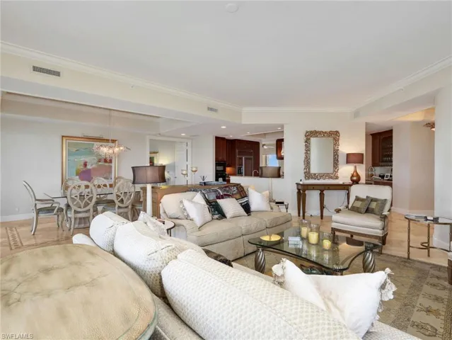 Elegant Coastal Living Area