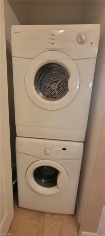 Washer and Dryer in Master Bathroom
